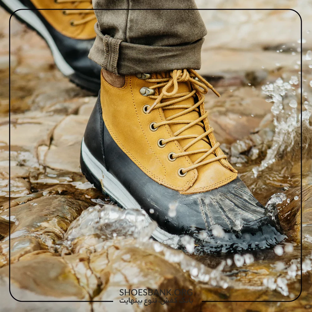 انواع مدل کفش مردانه ضد آب مناسب برای مناطق بارانی